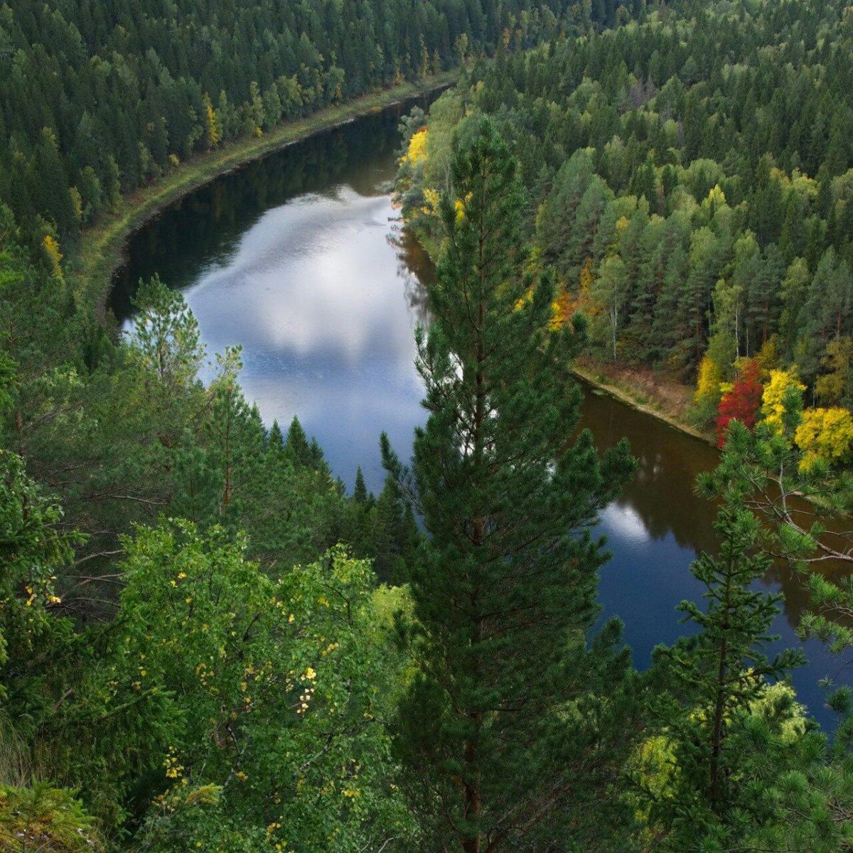 Река уфимка в Башкирии